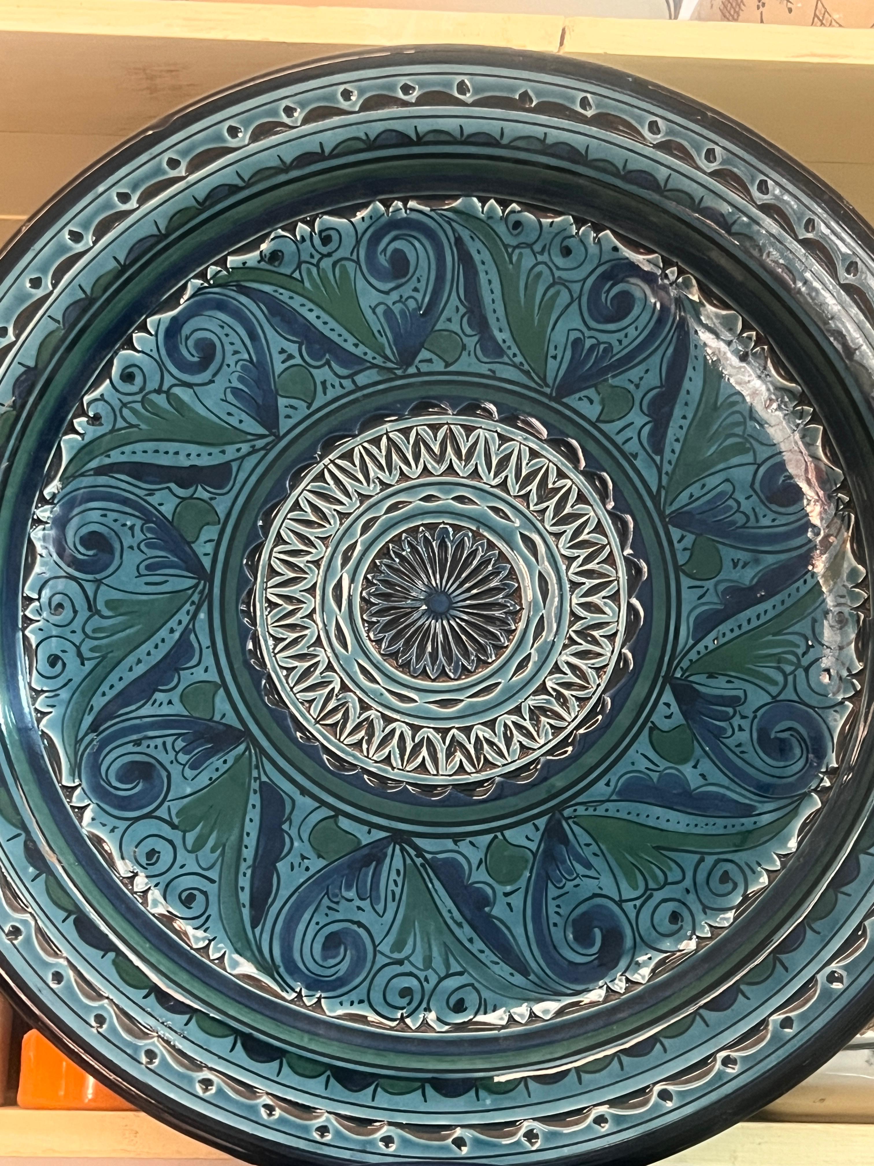 Colourful contemporary Safi ceramics